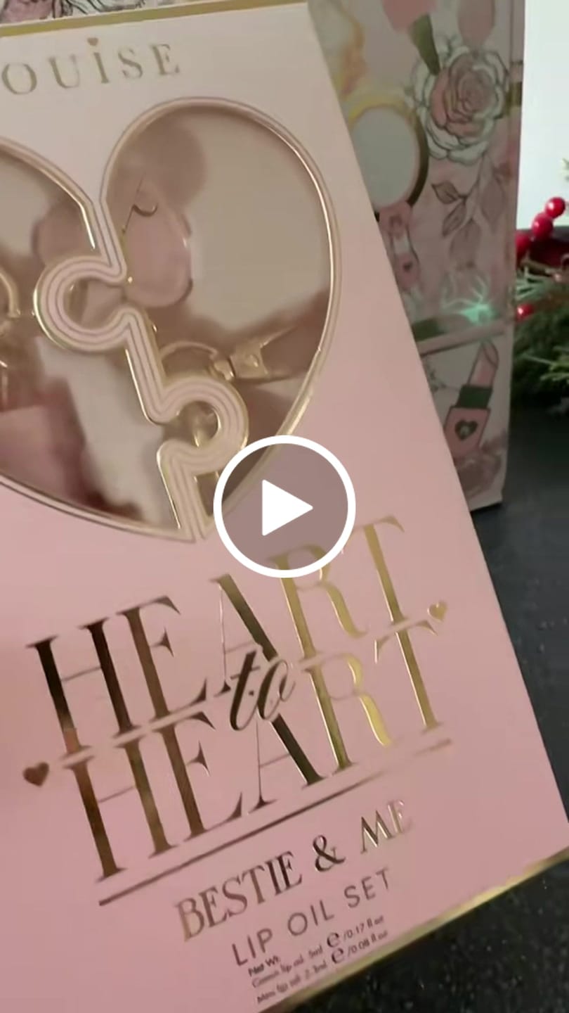 Customer video review of Bestie And Me Heart To Heart Charm Lip Oil Set