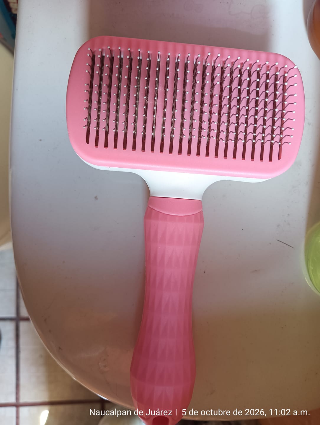 Customer photo review of CT3648 1 Pieza De Cepillo Con Boton Removedor Para Mascota
