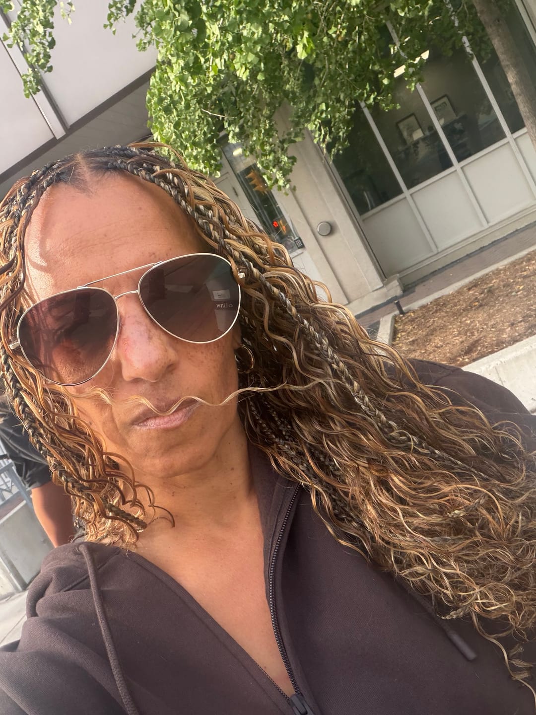 Customer photo review of #4/27/30/613 Mix Color Blend Deep Wave Human Braiding Hair