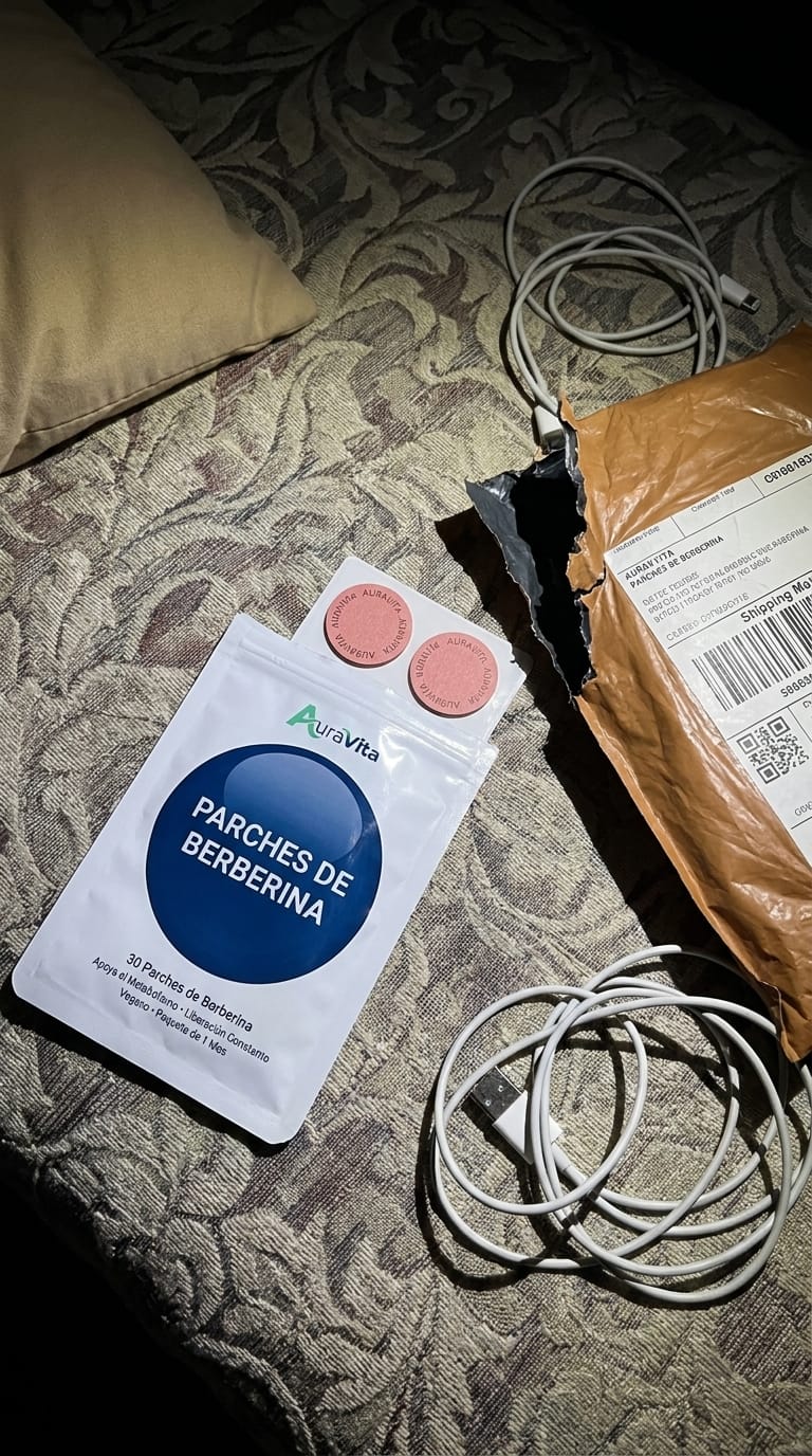 Customer photo review of Parches de Berberina | Tu aliado sin químicos