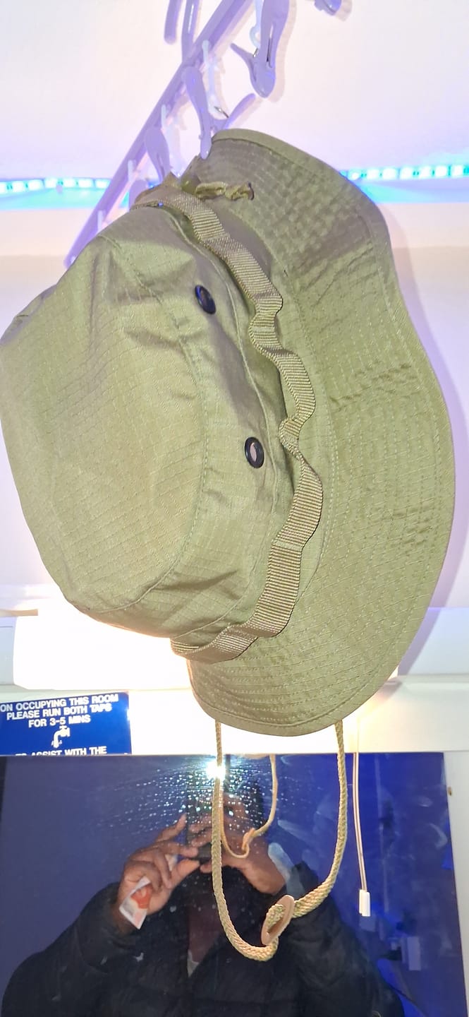 Customer photo review of Mil-Tec Brand Military style coyote boonie hat ripstop lightweight camping cap