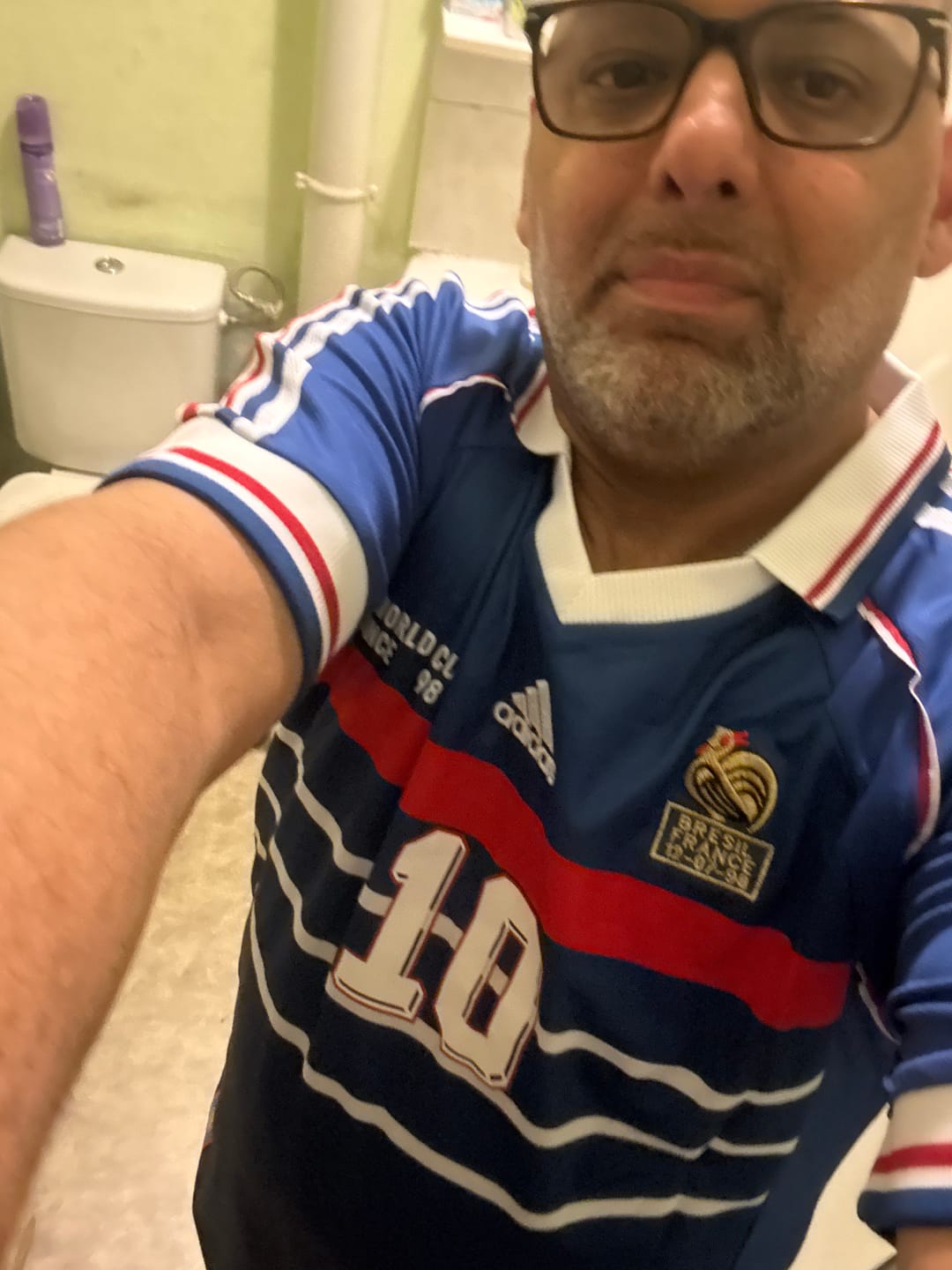 Customer photo review of Maillot rétro France 1998