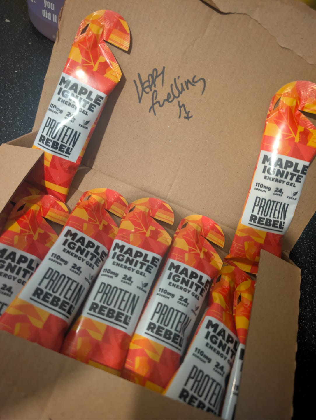 Customer photo review of Maple Energy Gel for Lasting Fuel & Strong Finishes