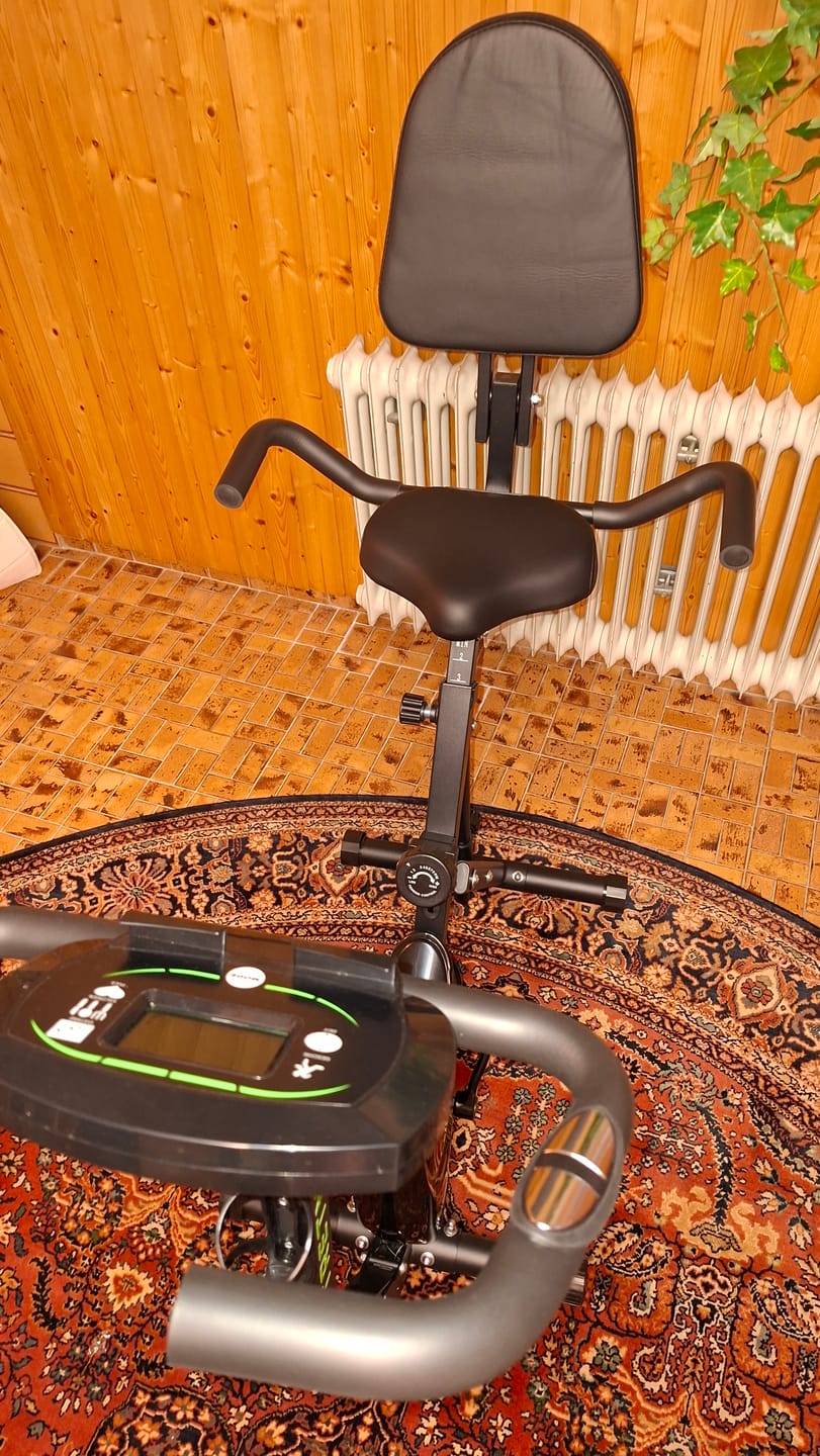 Customer photo review of Tretmann RIDE- Heimtrainer mit tiefem Einstieg
