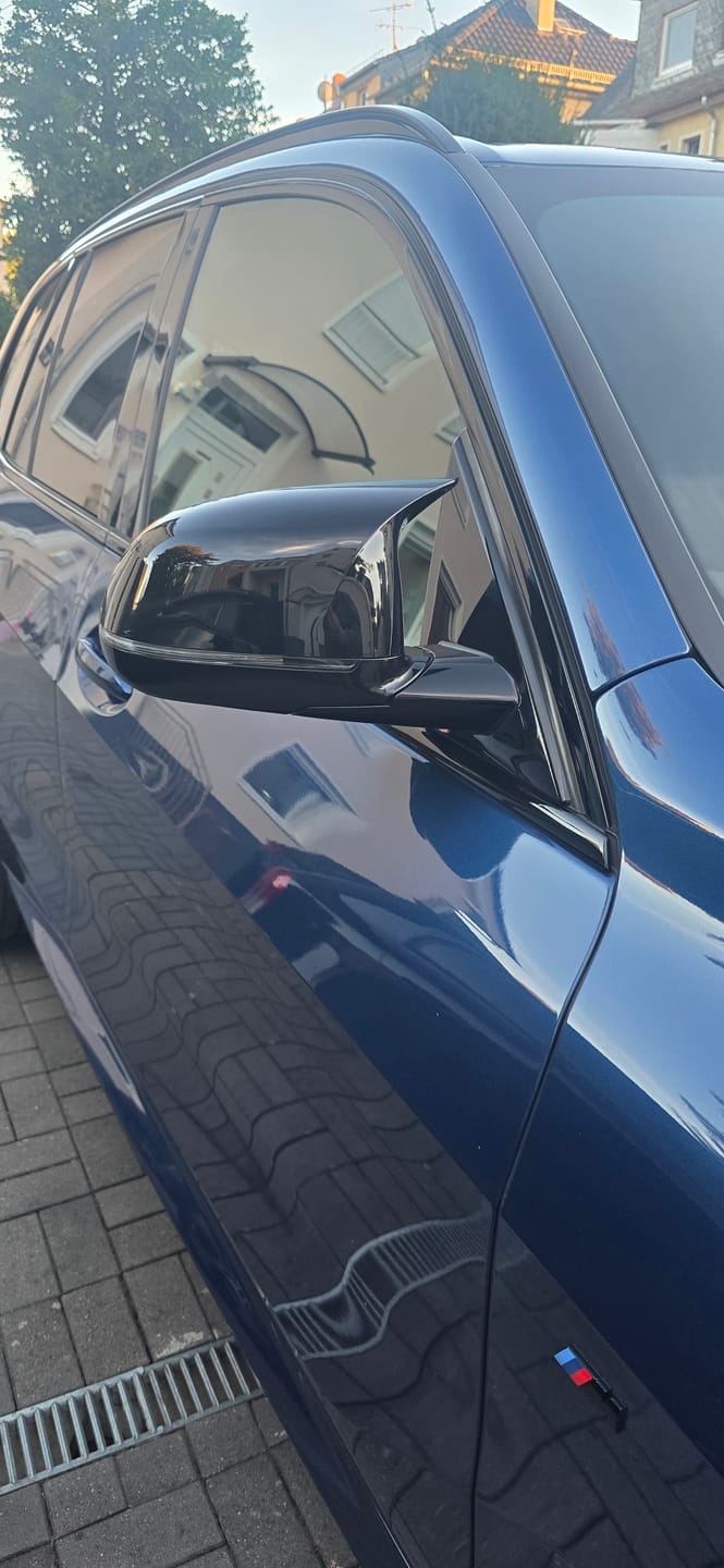 Customer photo review of BMW X3/X4/X5/X6/X7 G01/G02/G05/G06/G07 M-Style Gloss Black Wing Mirror Covers (2018+)