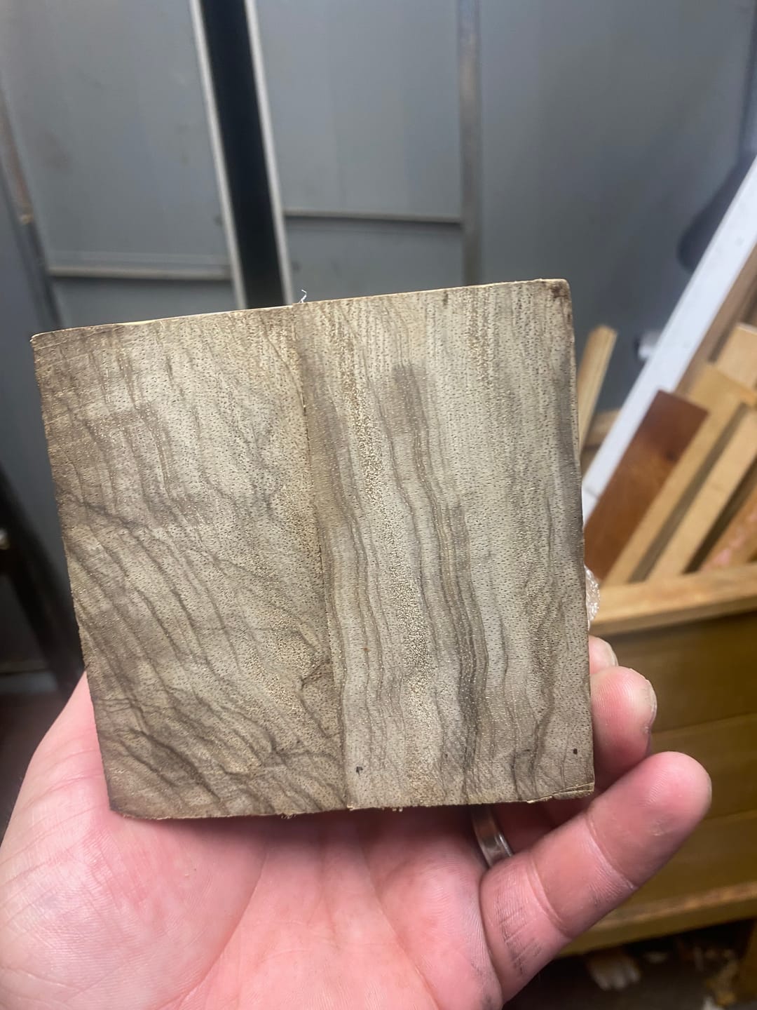 Customer photo review of Black Limba Guitar Neck Blanks
