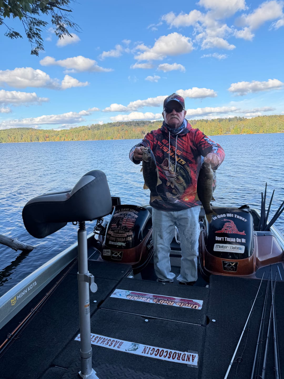 Customer photo review of Personalized Fishing Bass Long Sleeve Hooded Fishing Shirts Orange Custom Nam, Fishing Shirts For Men NBT382