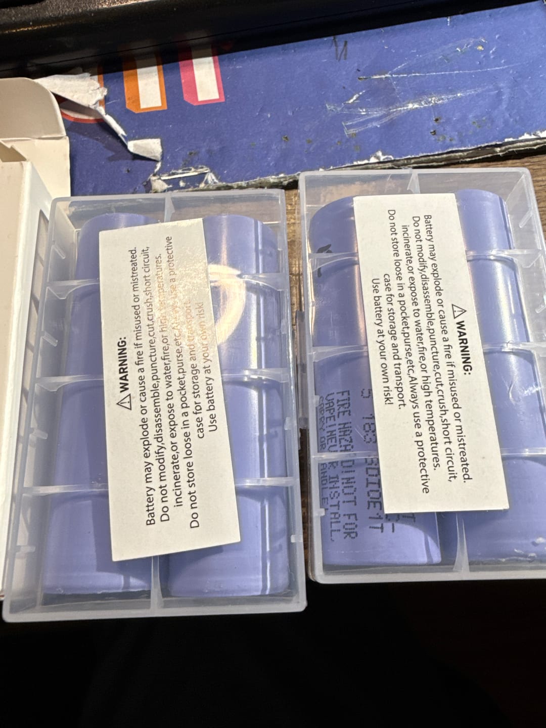 Customer photo review of Samsung 40T 21700 4000mAh 35A Battery