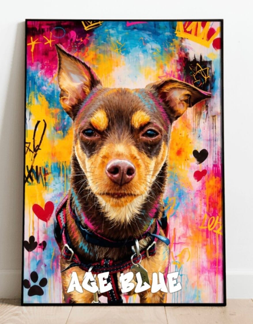 Customer photo review of Graffiti - Personalized Poster