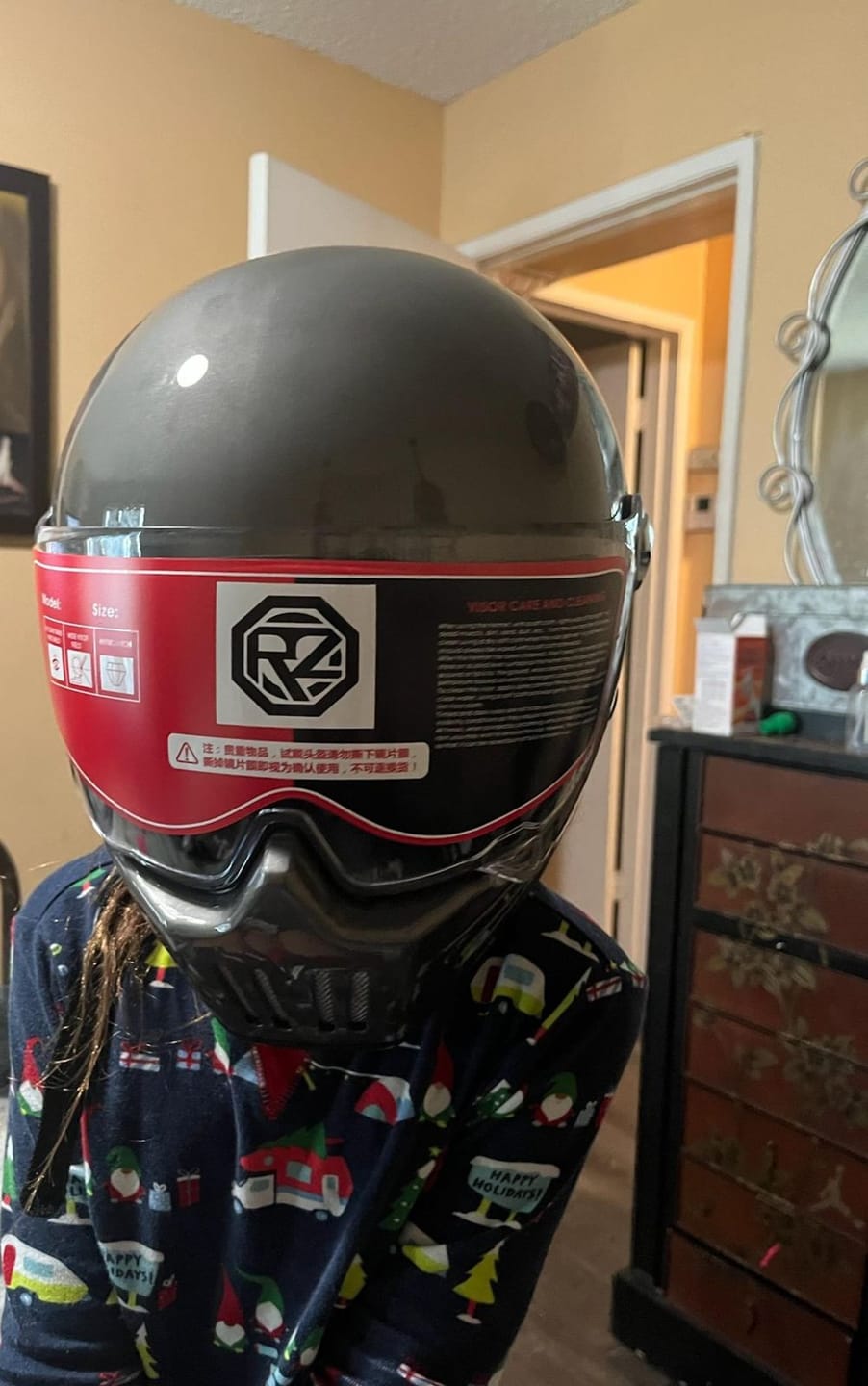 Customer photo review of Z-728 Retro Full Face Helmet