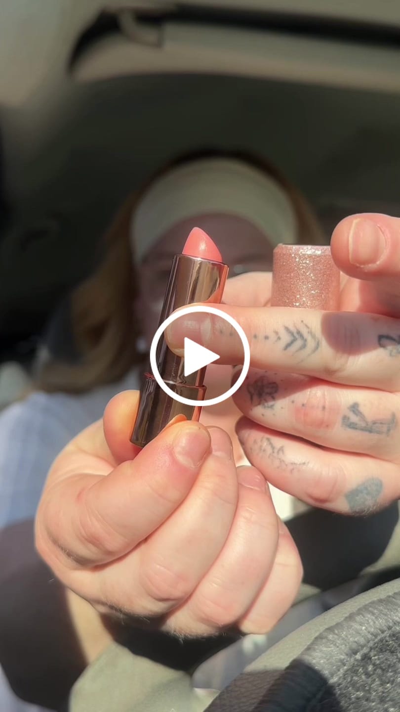 Customer video review of Peach Radiance Lip Balm