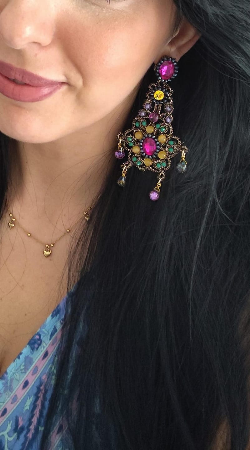 Customer photo review of Orecchini Aladdin