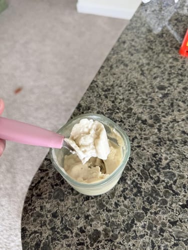 Customer photo review of Frozie™ – Freezable Ice Cream Making Plate
