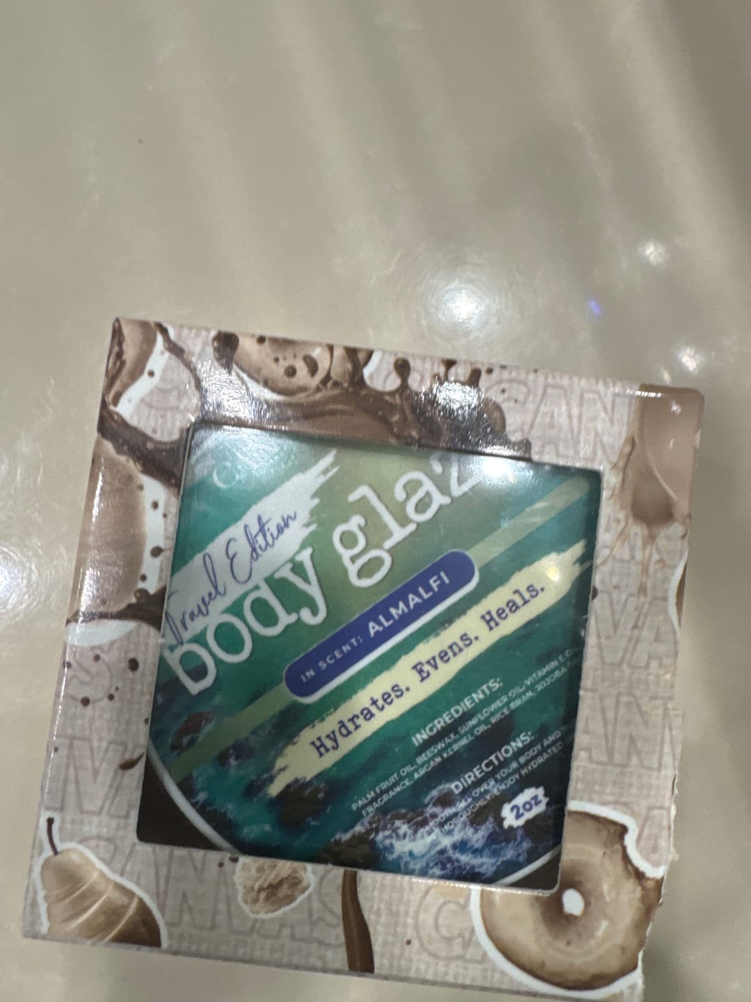 Customer photo review of (NEW) TRAVEL GLAZE: ALMALFI