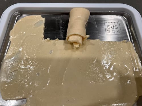 Customer photo review of Frozie™ – Freezable Ice Cream Making Plate