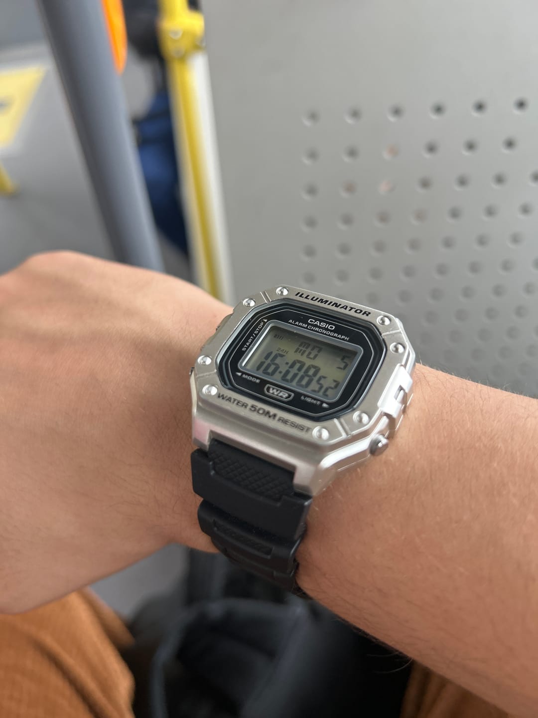 Customer photo review of Reloj Casio Vintage W-218HM-7AV Plateado
