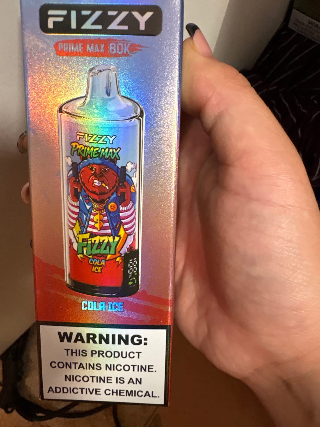 Customer photo review of FIZZY PRIME MAX 80K