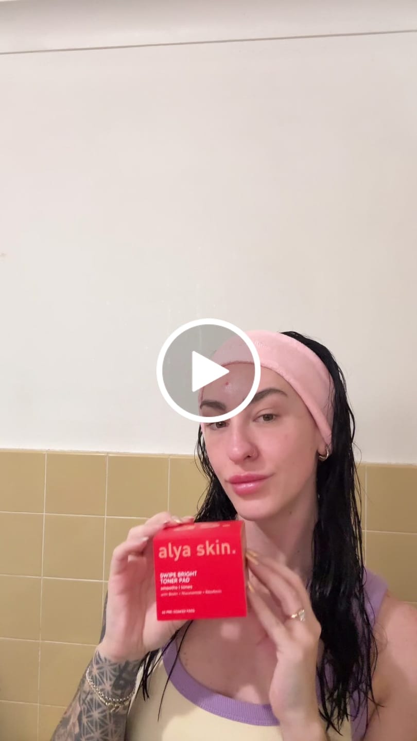 Customer video review of Swipe Bright Toner Pad