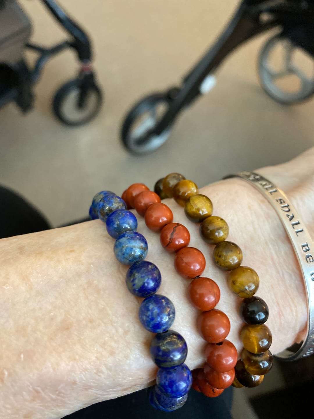 Customer photo review of Red Jasper Bracelet