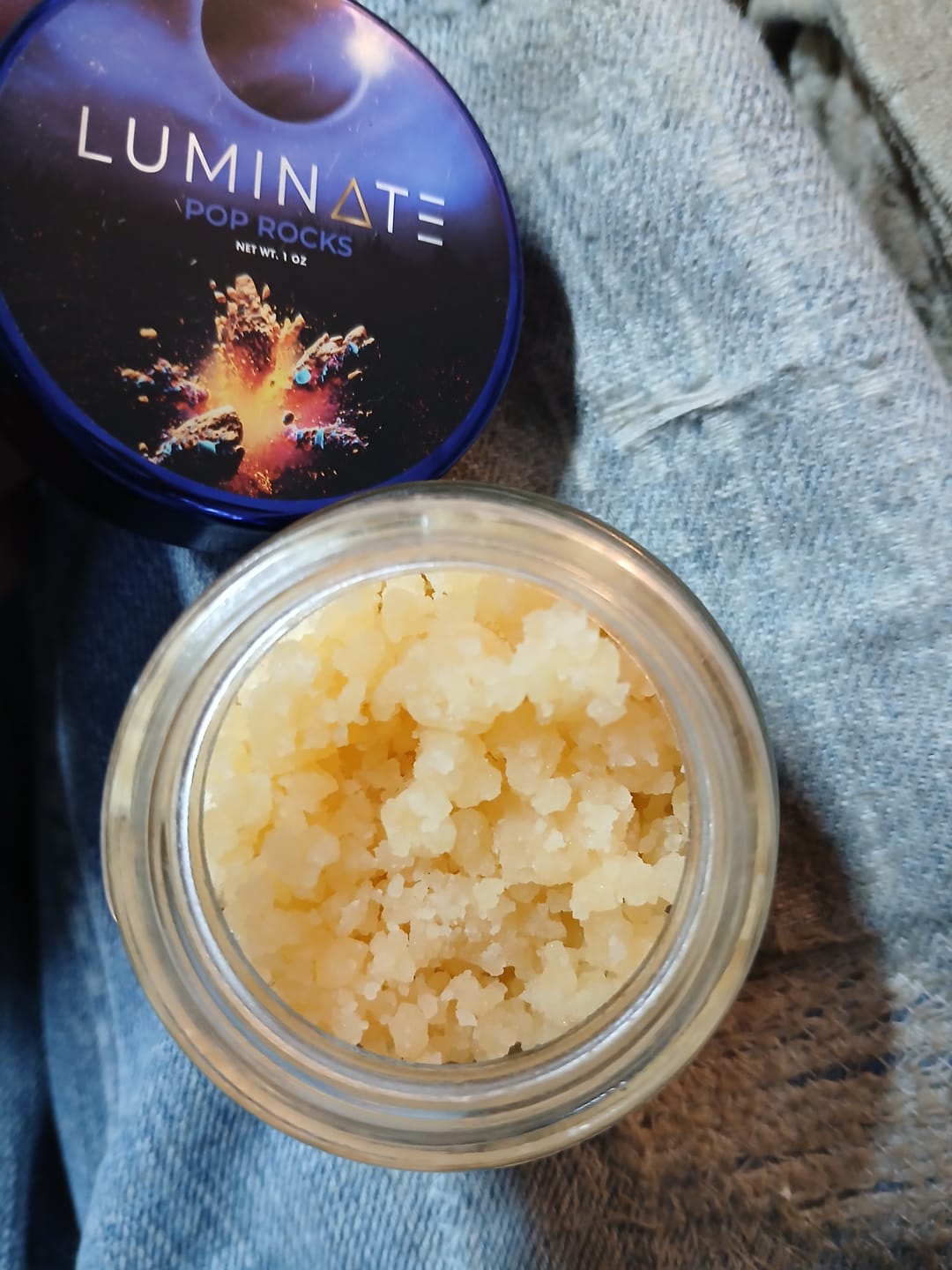 Customer photo review of LUMINATE Live Resin Sugar - 28 Grams