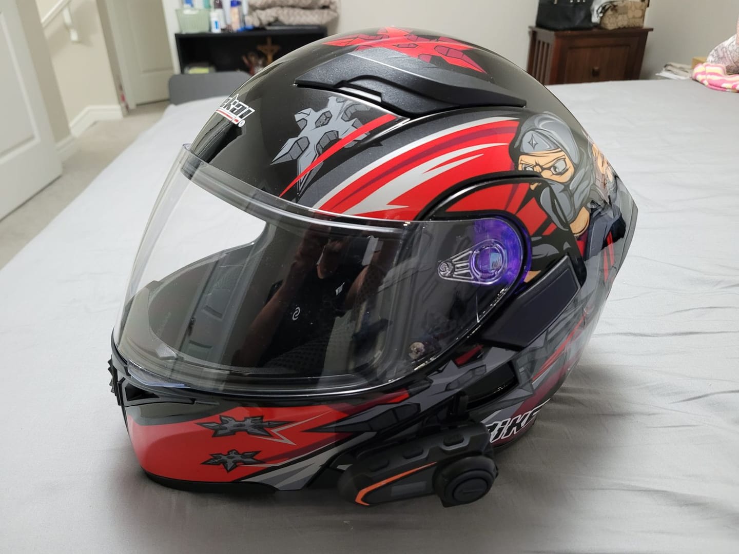 Customer photo review of R5 Modular Helmet - Bluetooth Headset