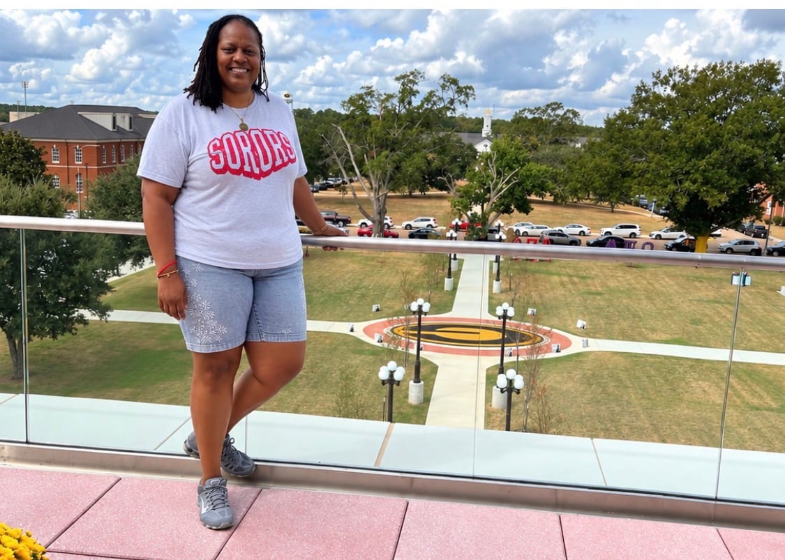 Customer photo review of Short Sleeve Game Day Sorors Tee