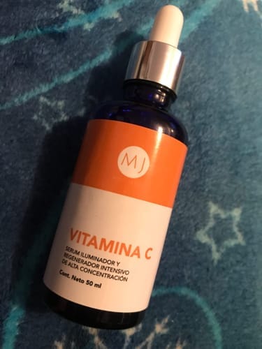 Customer photo review of Serum Facial Vitamina C + Vitamina E 50 ml