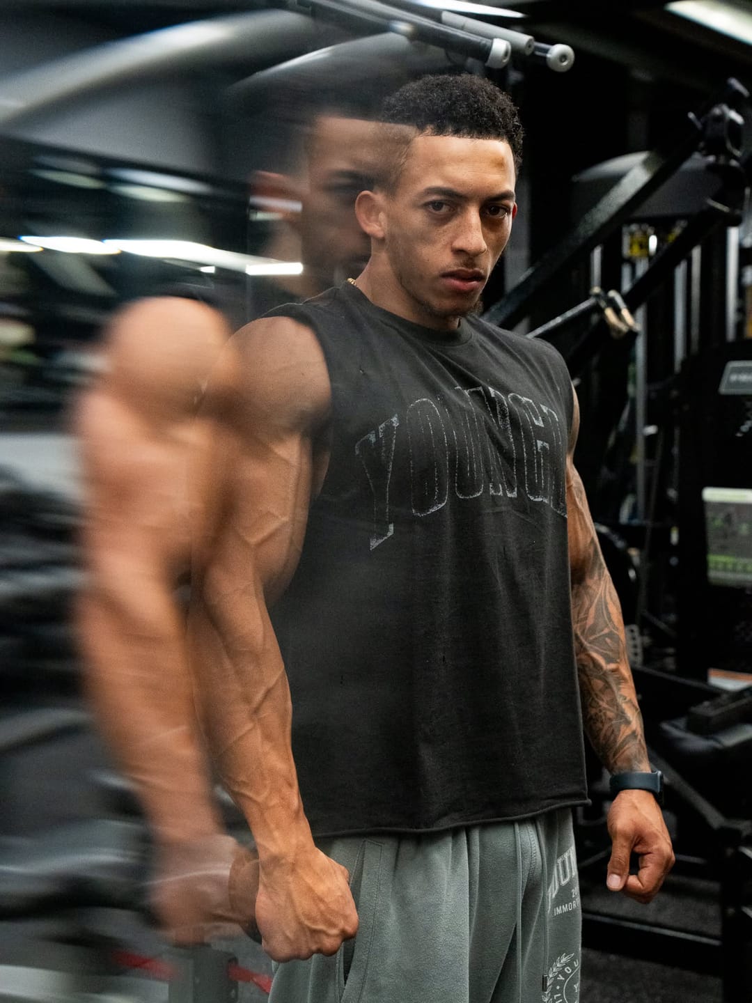 Customer photo review of 5162 - Golds Gym Throwback Zip-ups