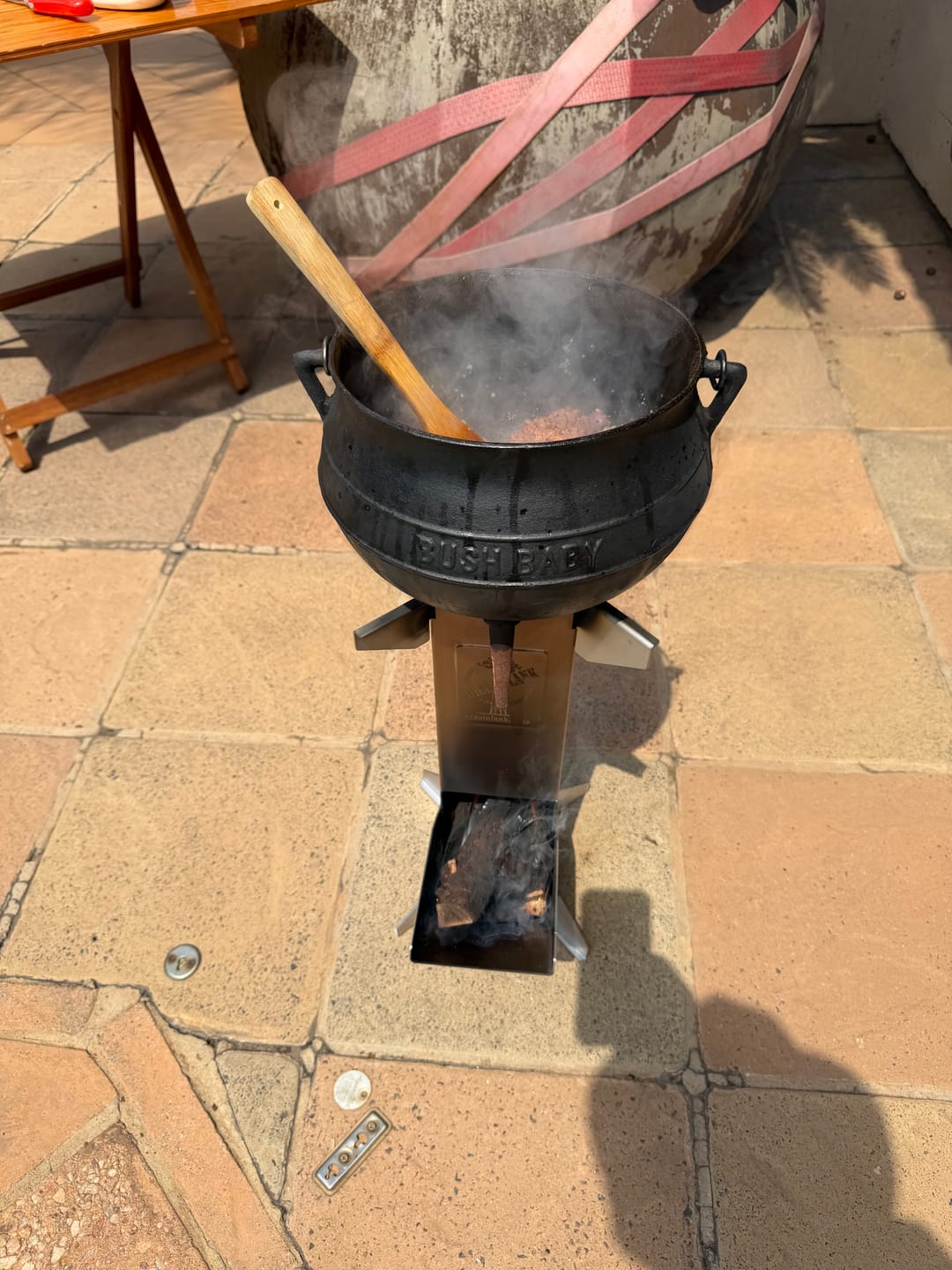 Customer photo review of BraaiPlank™ ROCKETSTOVE+ with Carry Bag