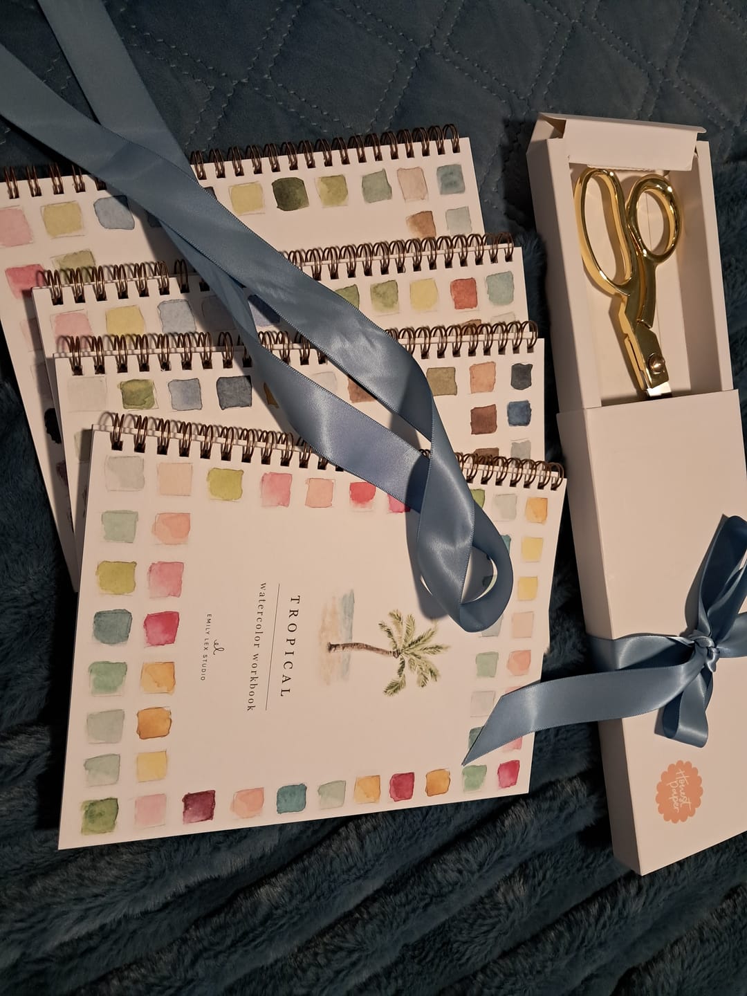 Customer photo review of Watercolour Workbook | 'Tropical’