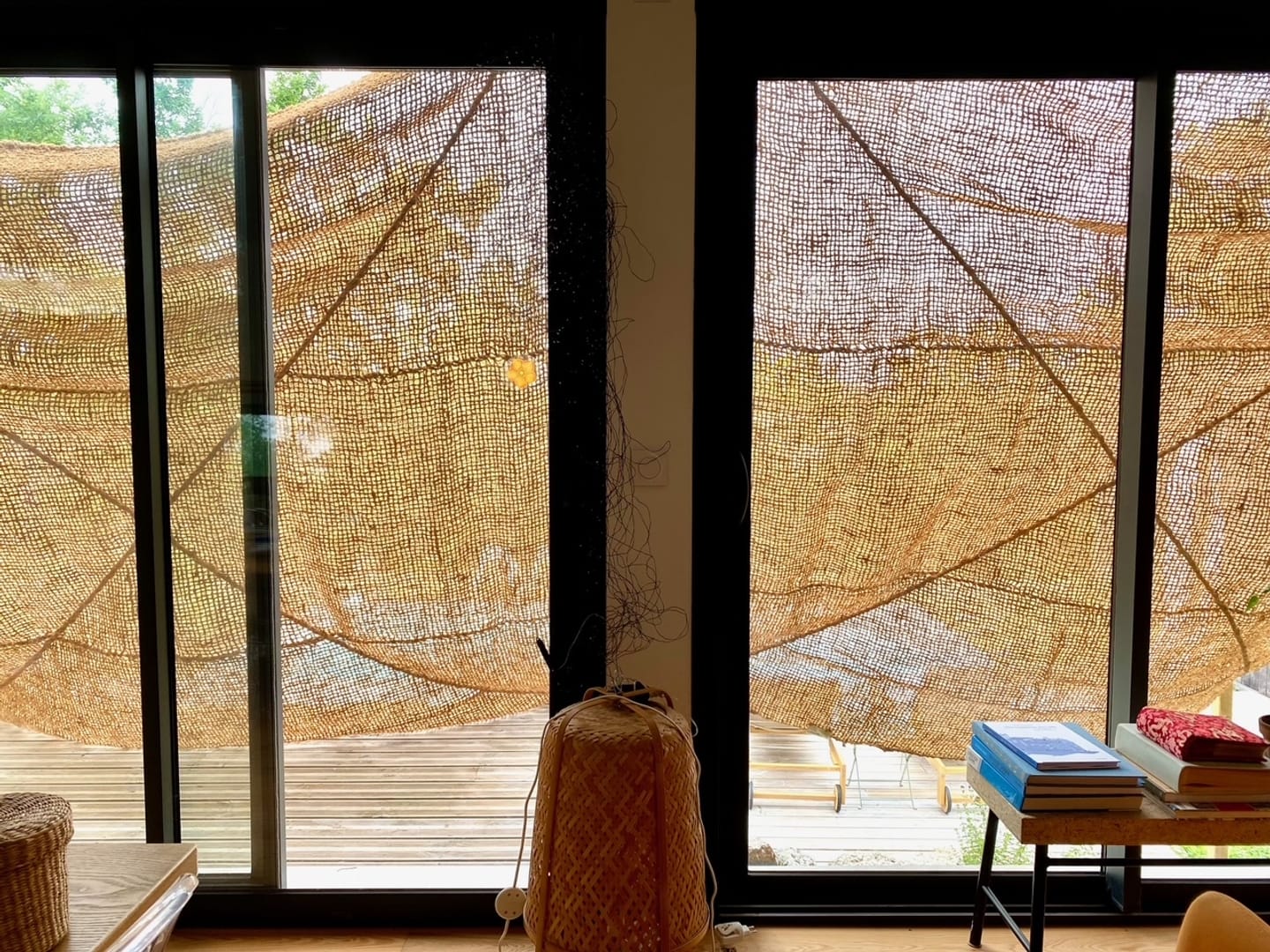 Customer photo review of Voile d'ombrage en fibre de coco