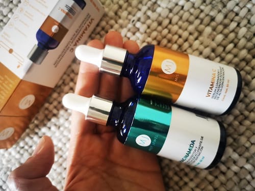 Customer photo review of Serum Facial Vitamina C + Vitamina E 50 ml