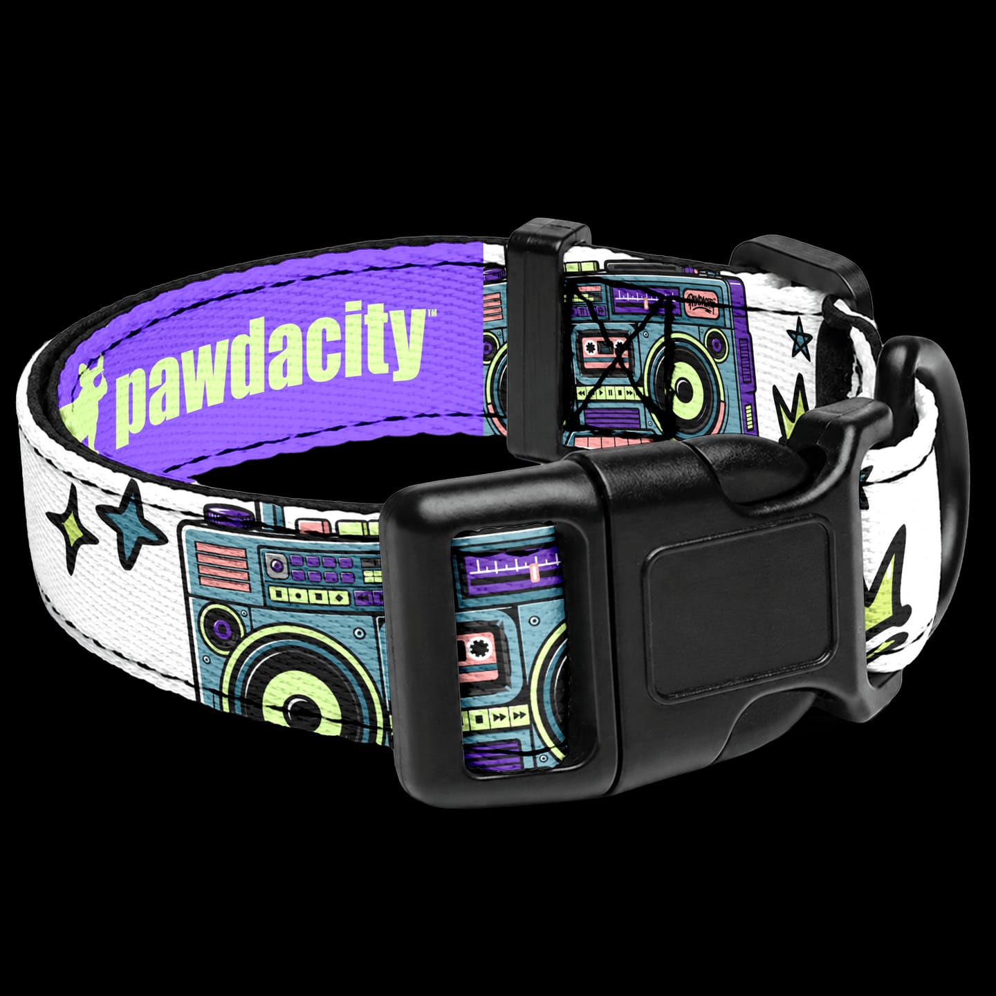 Customer photo review of Boombox Dog Collar