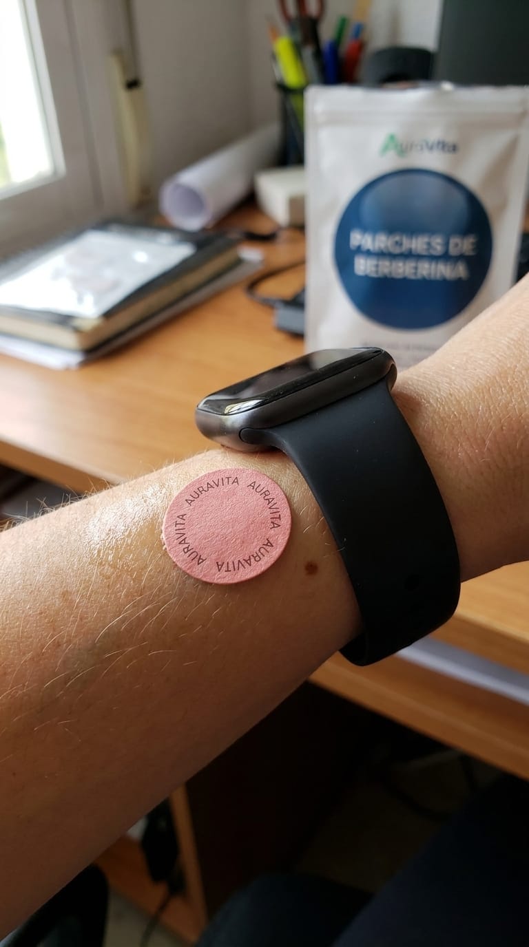 Customer photo review of Parches de Berberina | Tu aliado sin químicos