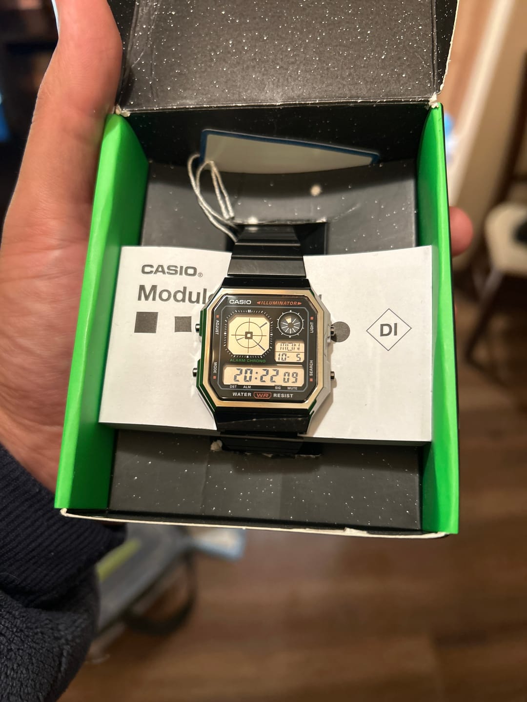 Customer photo review of Reloj Casio Vintage A130WEGG-1A Nuevo Twin-Graph Negro