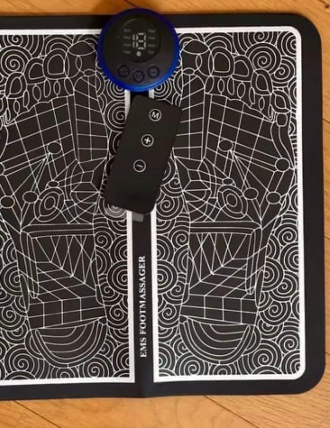 Customer photo review of Estimulador EMS para Piernas Hinchadas