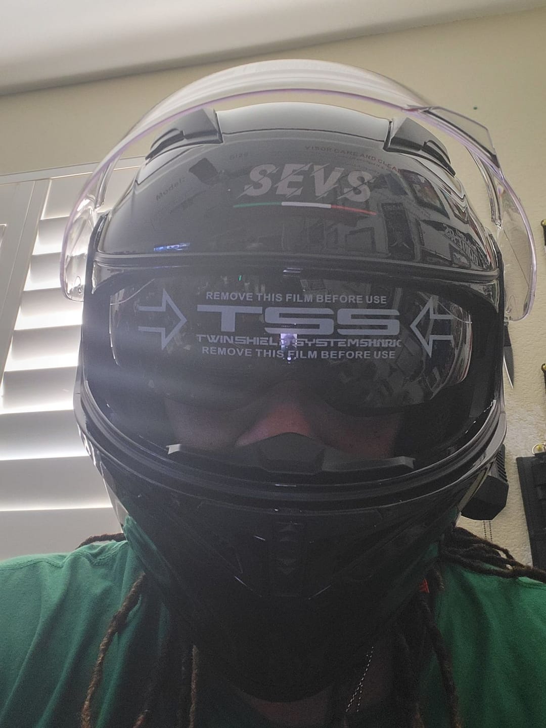 Customer photo review of K1 Modular Helmet - Bluetooth Headset