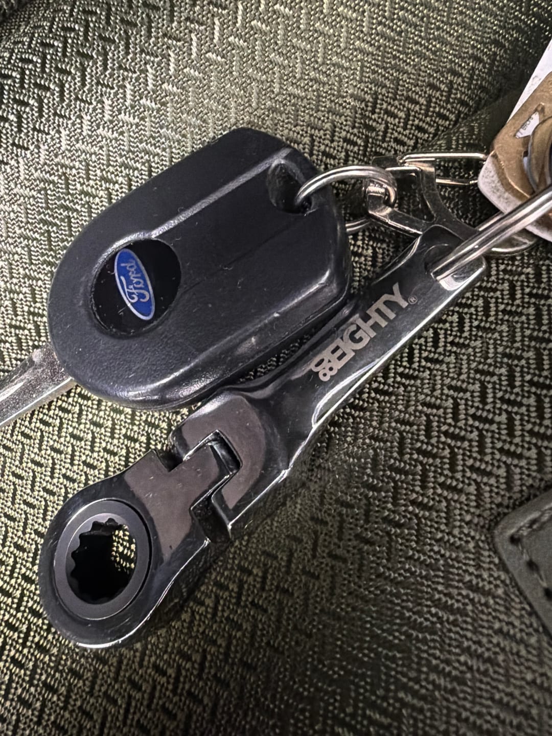 Customer photo review of 80Eighty® 10mm Wrench Keychain