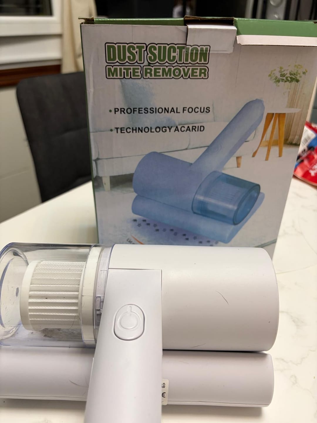 Customer photo review of Aspiradora Antiácaros UV Portátil