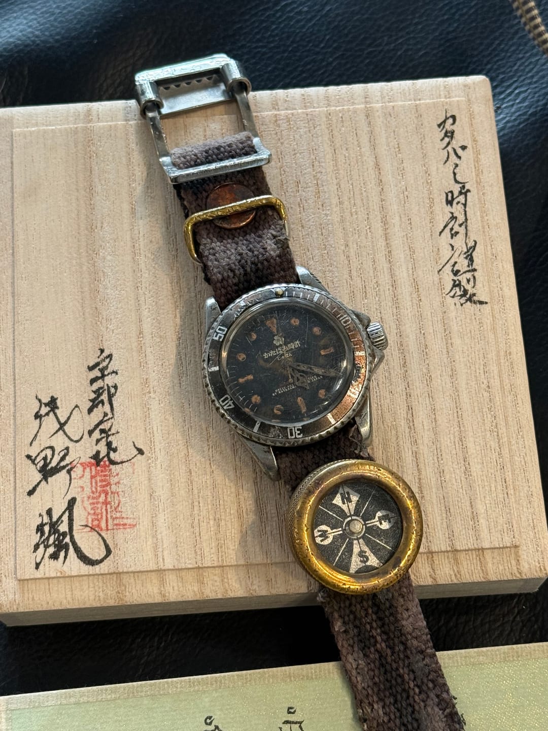 Customer photo review of Unique piece of The Diver “Extremely Distressed”