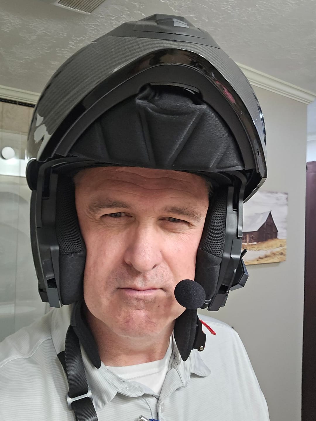 Customer photo review of K4 Intercom Modular Helmet with Bluetooth – 2-8 Riders Intercom