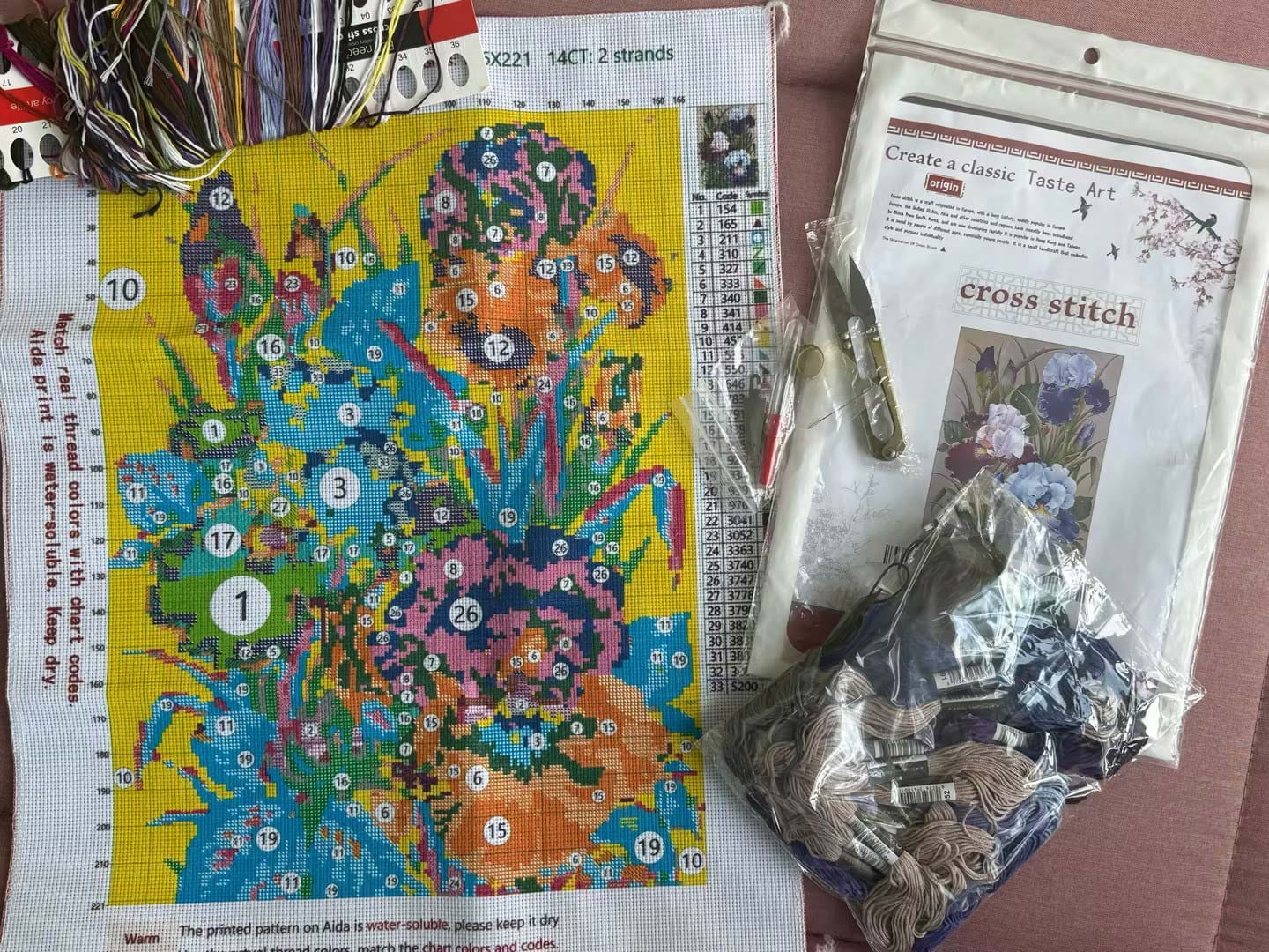 Customer photo review of Custom Cross Stitch Kit- Turn Your Photo Into Handmade Art