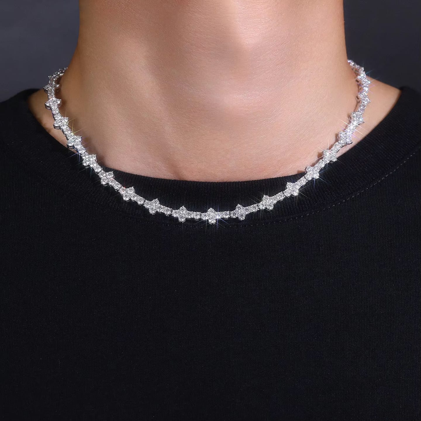 Customer photo review of DIAMOND DIVA NECKLACE SET