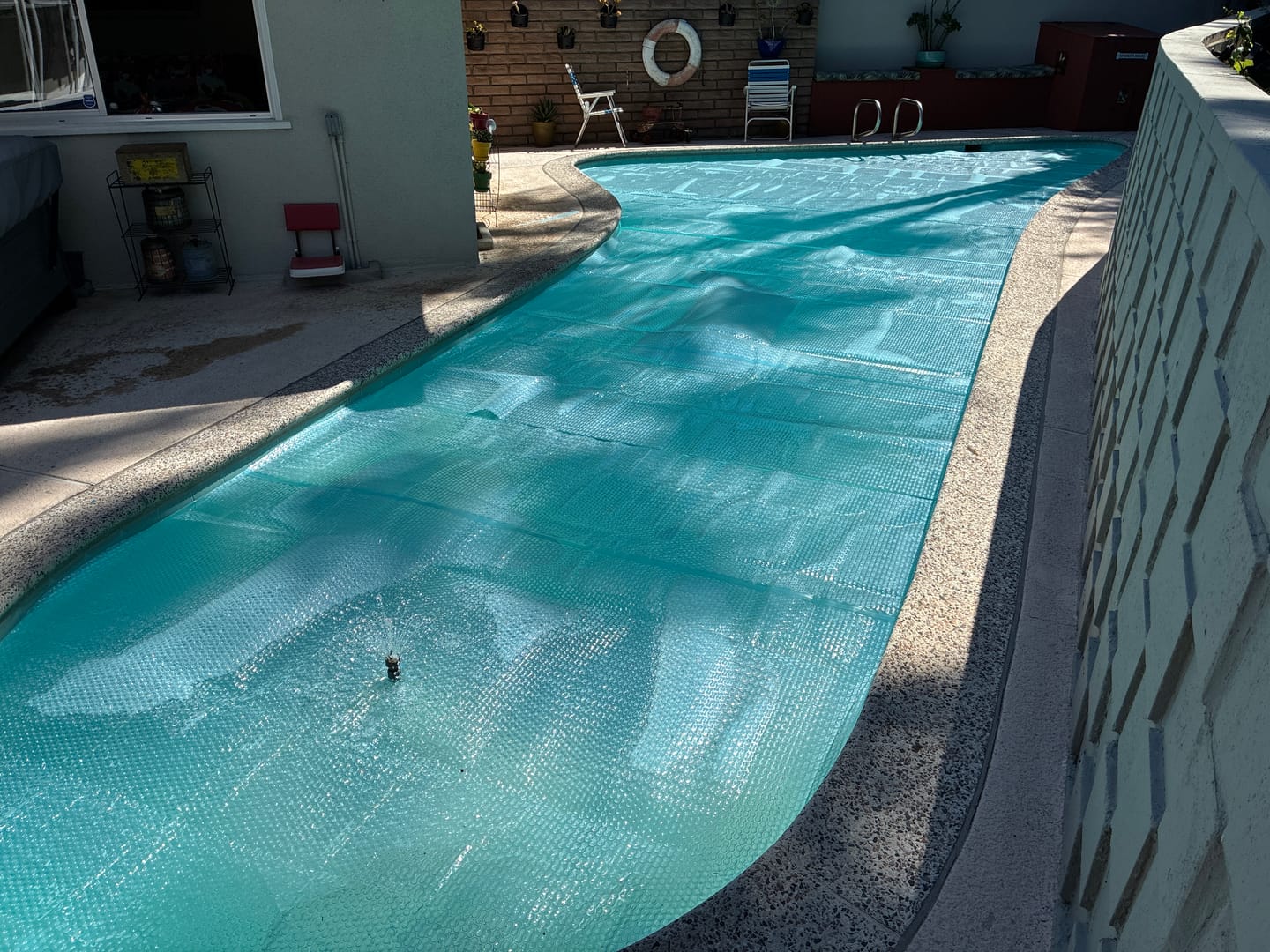 Customer photo review of GeoBubble Sol+Guard™ High Performance Pool Cover