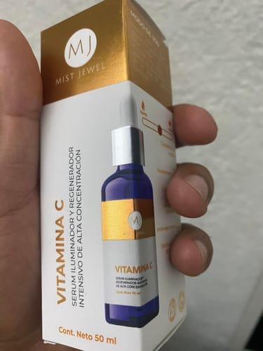 Customer photo review of Serum Facial Vitamina C + Vitamina E 50 ml
