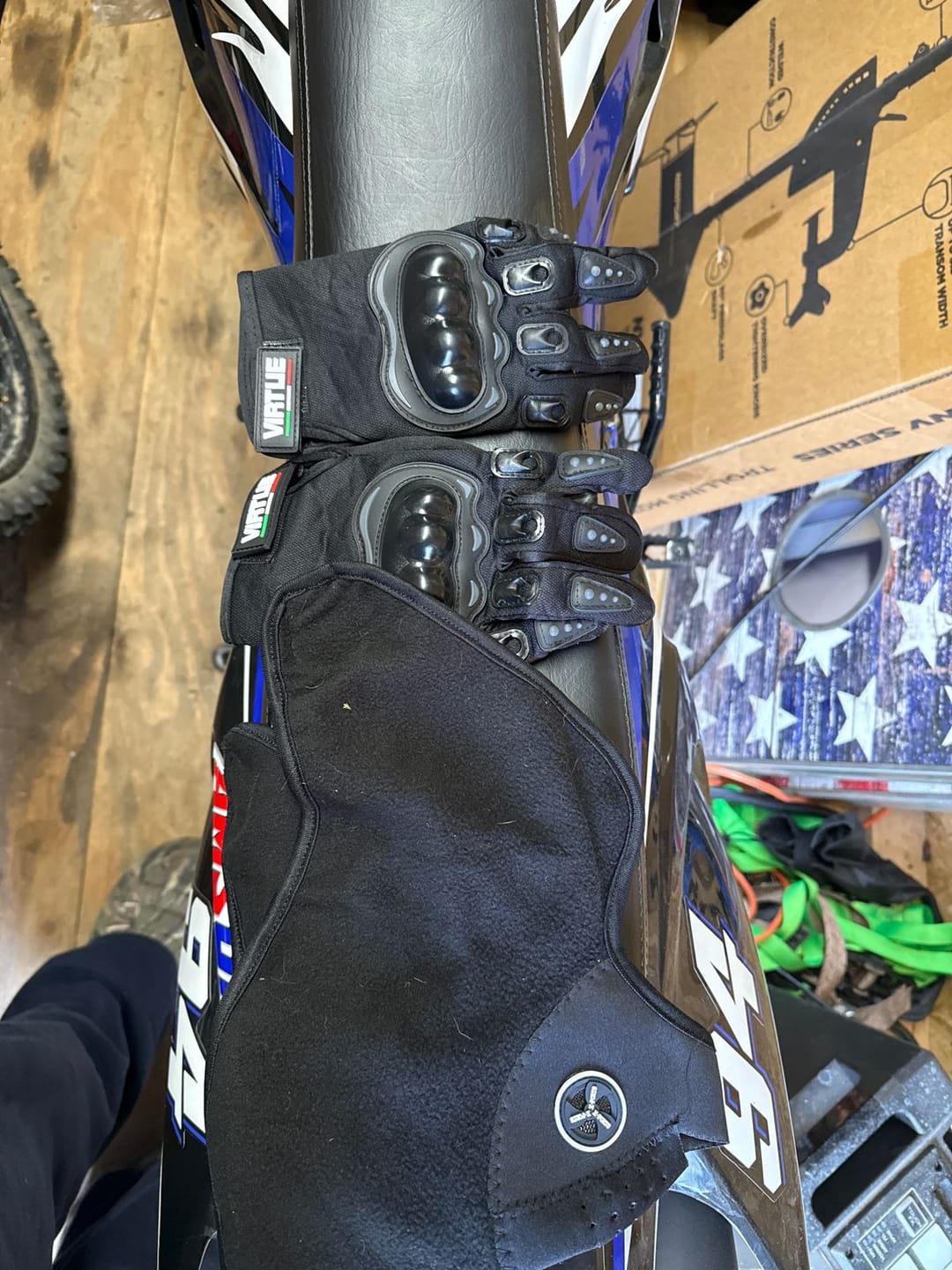 Customer photo review of Aegis X9 Motocross Helmet with Bluetooth Headset