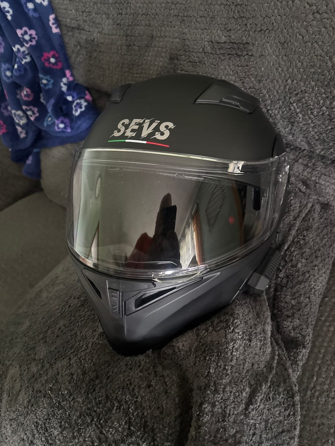 Customer photo review of K1 Modular Helmet - Bluetooth Headset