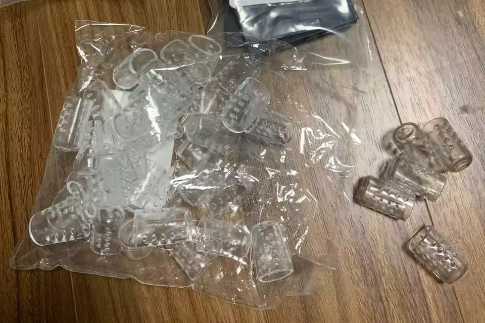 Customer photo review of TennisToe Toe Protectors – 40 Pieces