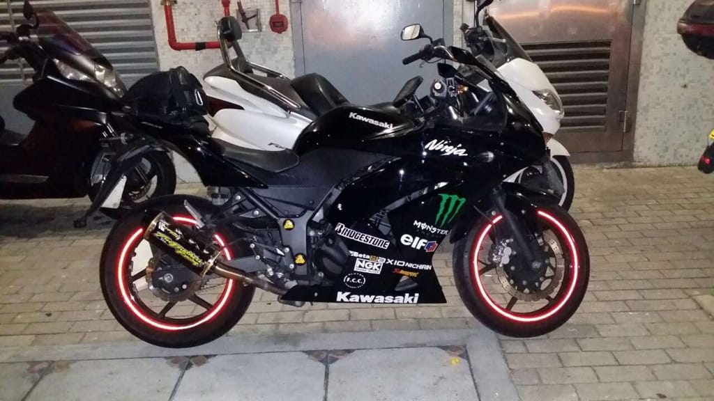 Customer photo review of Ninja 250R EX250 2008 - 2012 Monster Fairing Kits