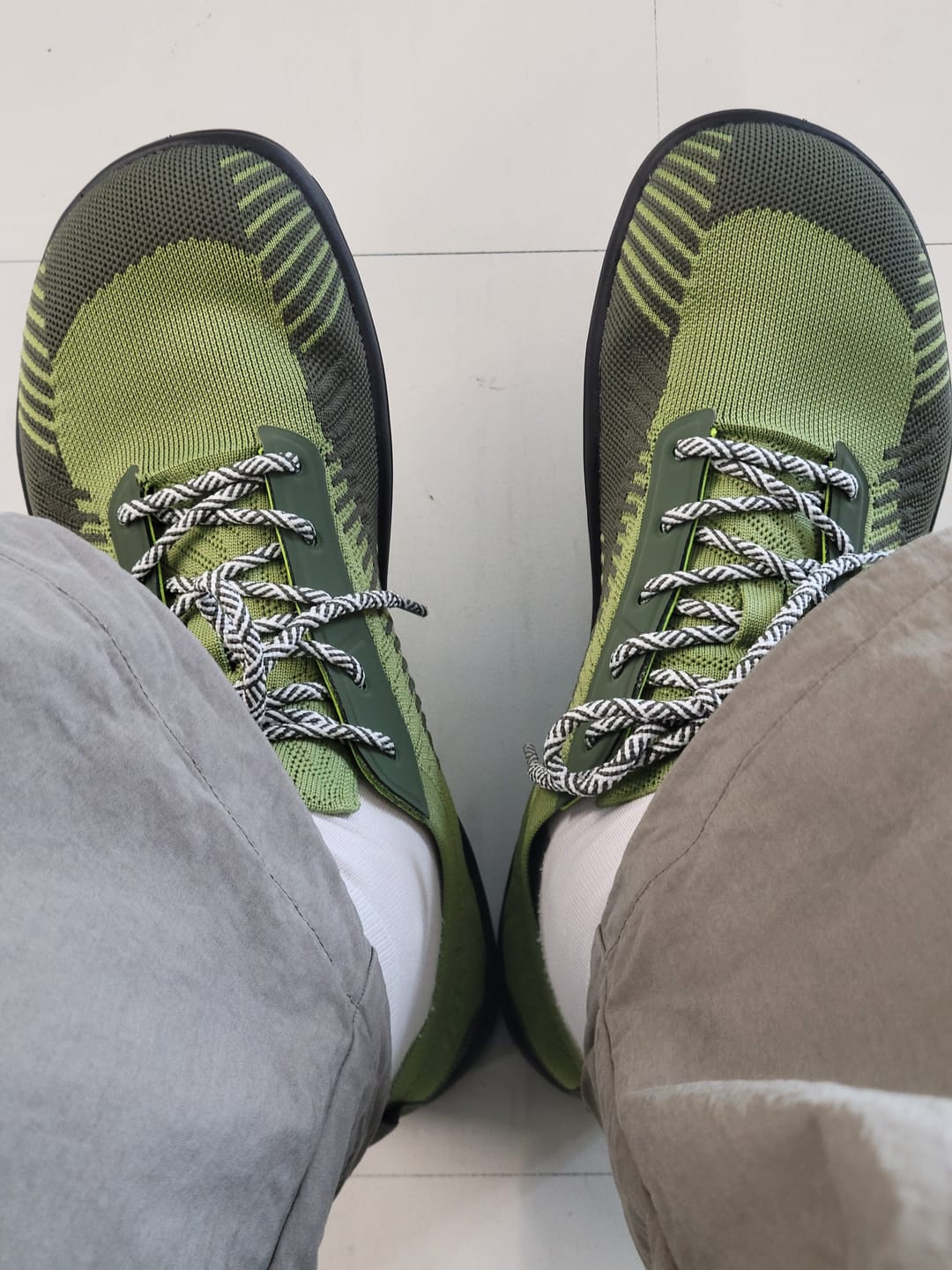 Customer photo review of GRABBING SHOES ROOTS